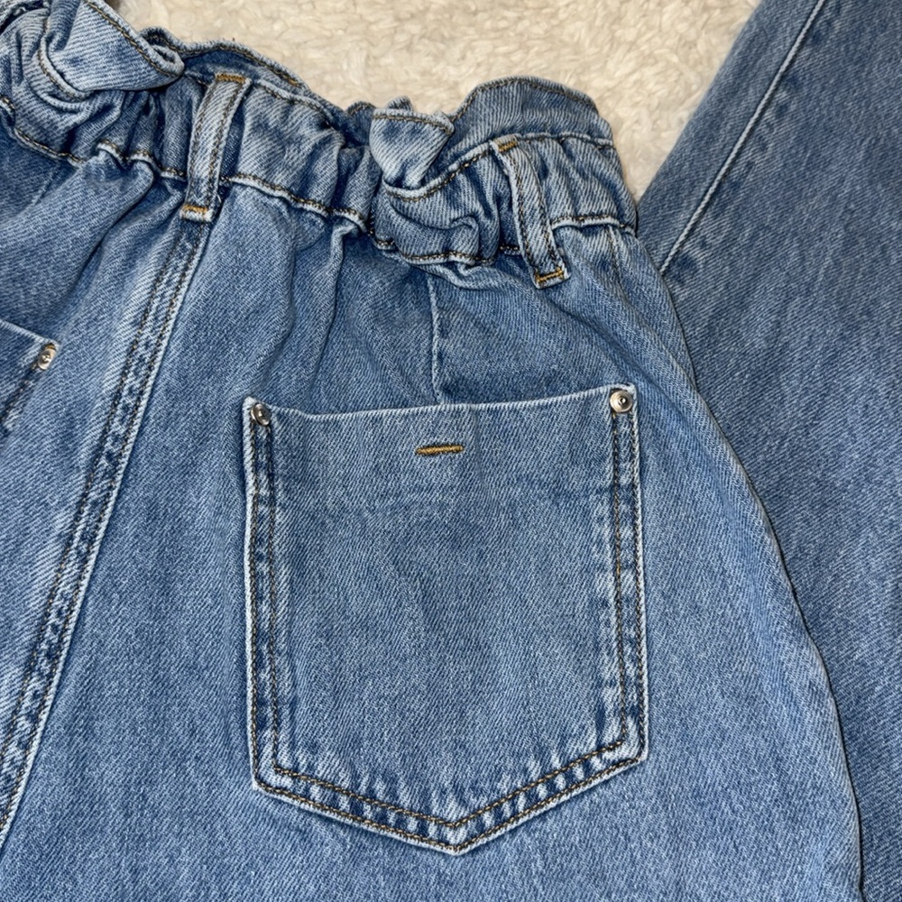 Zara Blue Boyfriend Jeans Relaxed Fit - Picture 10 of 10